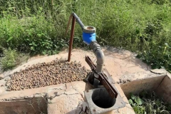 Dieser Brunnen ist 85 Meter tief. Groß genug für den 1 Hektar großen Garten. Doch er funktioniert nicht und muss dringend repariert werden.