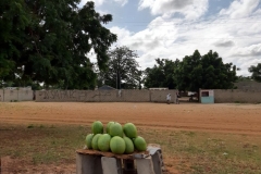 So sieht ein Verkaufsstand in Gapo aus! Privatpersonen verkaufen was sie können, um sich ein wenig Taschengeld zu verdienen und die Bewohner im Umfeld zu versorgen.