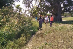 Die Damen führten uns in Tocassone rum und brachten uns zurück zur Kommune.