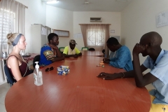 Nach der Führung wird über die Probleme gesprochen. Gemeinsam überlegen wir wie dies alles gelöst werden können.